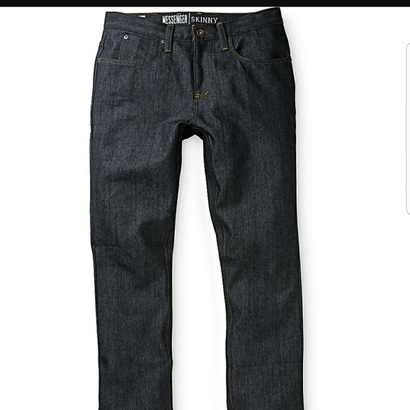 NWT! Mens Zumiez Free World Messenger Skinny Dark - Picture 4 of 4